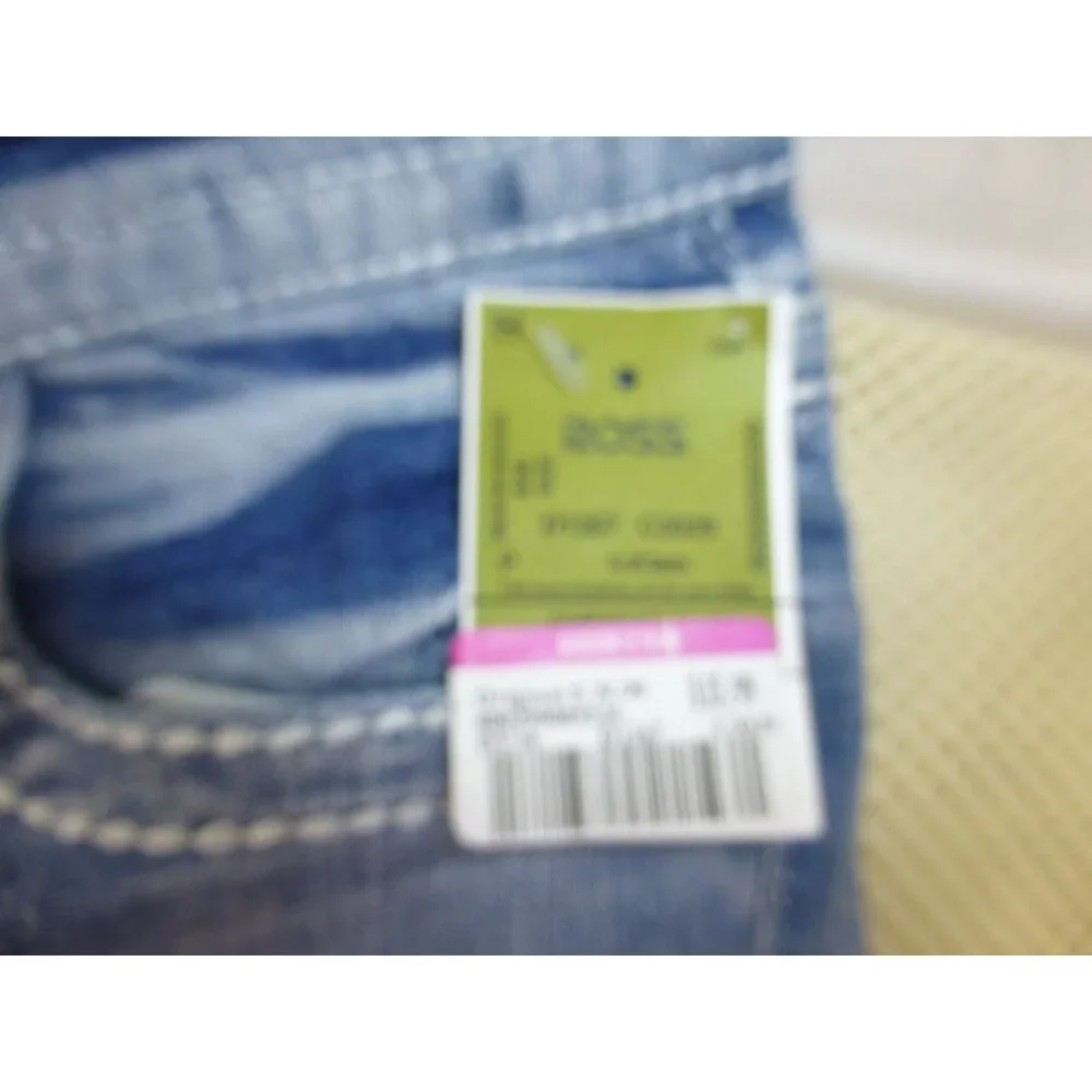 Sky Premium Collection Low Rise Flare Embroidered Skull & Floral Denim Jeans 11/ - Picture 15 of 15